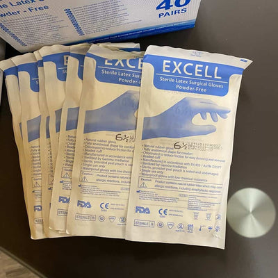 Excell High Quality Sterile Surgical Gloves (New) - Excell -Angelus Medical