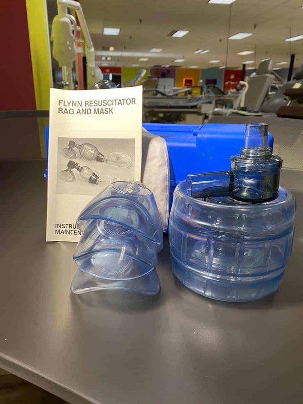 Flynn resuscitator bag and Mask