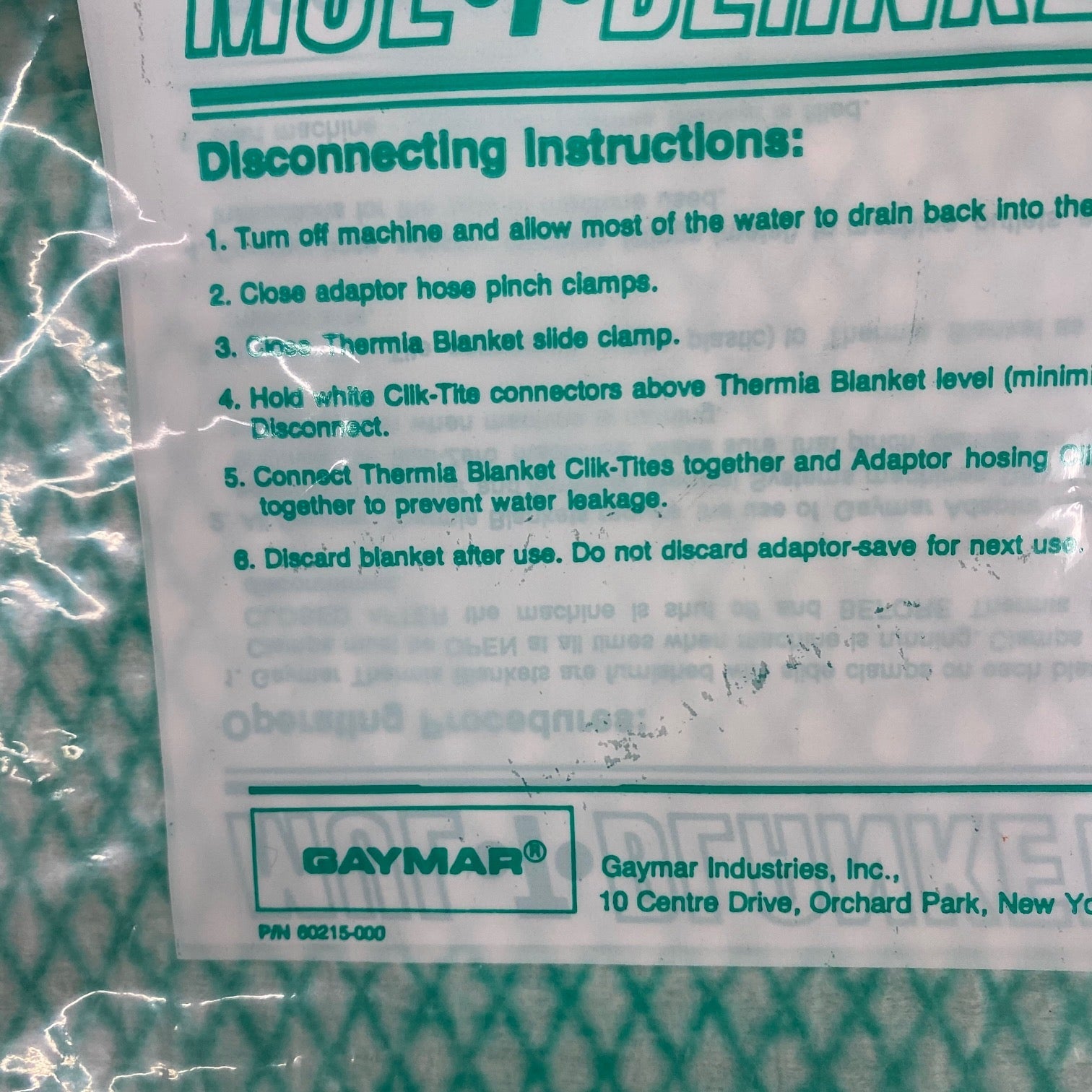 Gaymar Mul-T-Blanket Hypothermia Blanket (New) - Gaymar -Angelus Medical