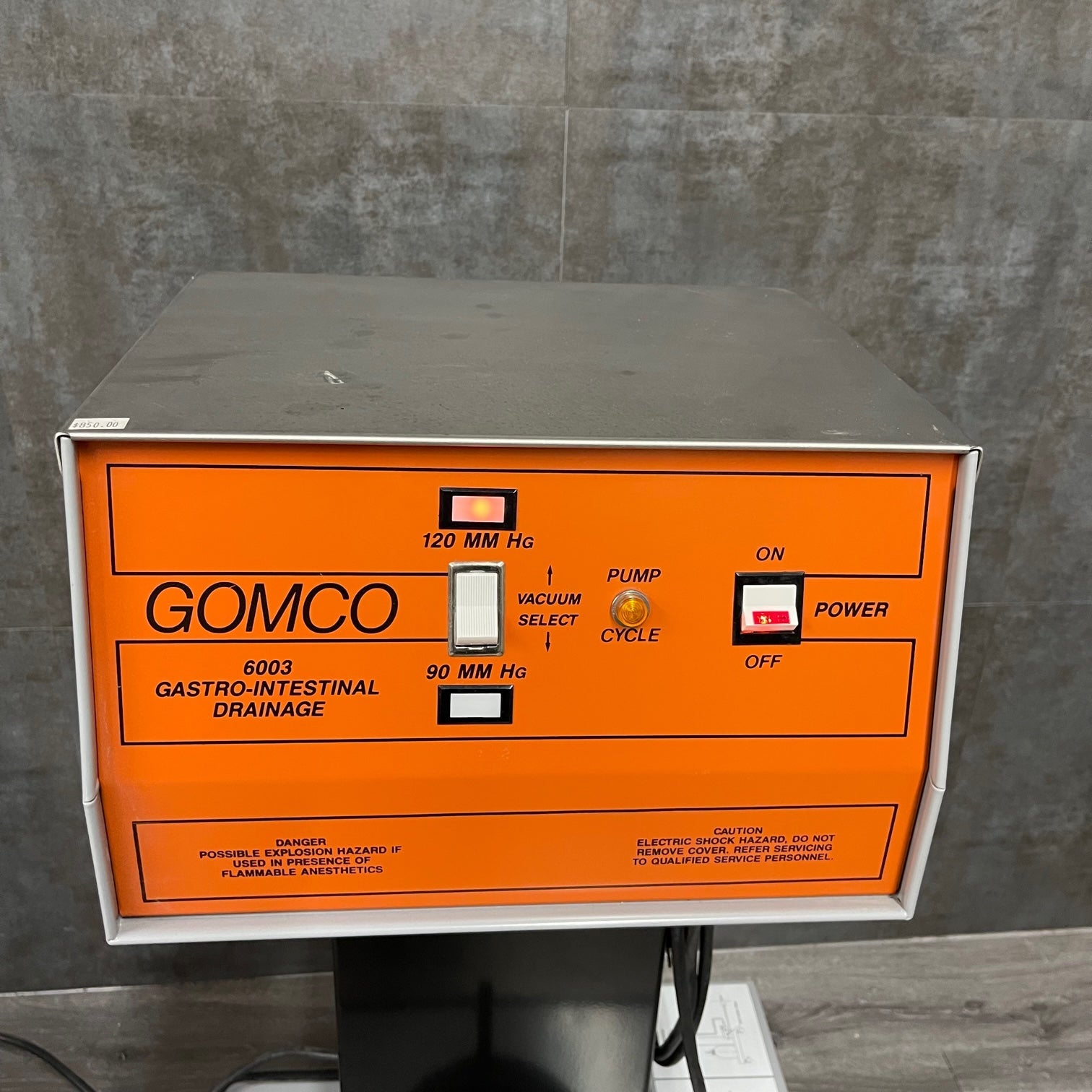 Gomco 6003 Suction Pump (New) - Gomco -Angelus Medical