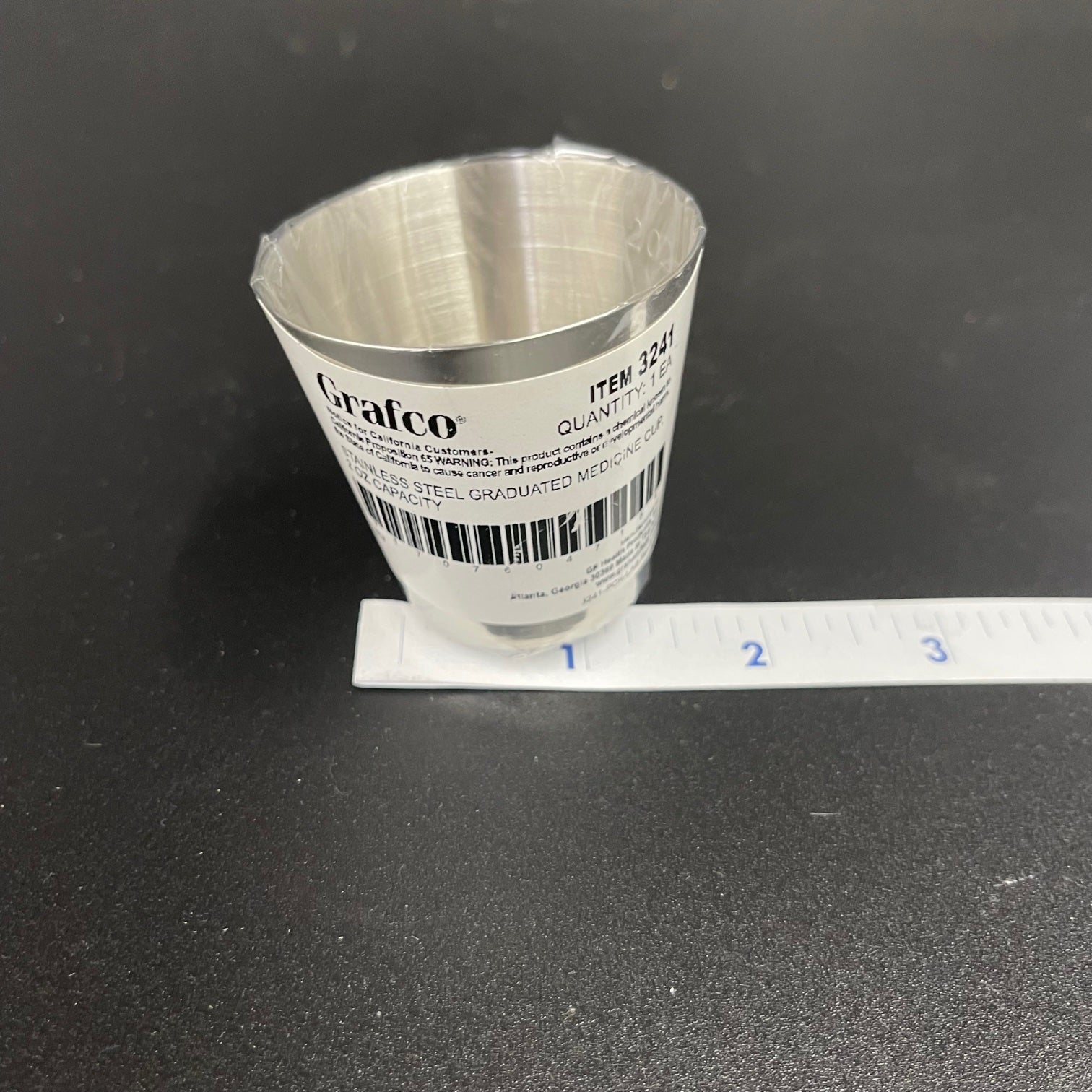 Grafco Stainless steel Graduated Medicine cup (New) - Grafco -Angelus Medical