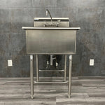 GSW Stainless steel single basin utility Sink (Used) - GSW -Angelus Medical