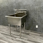 GSW Stainless steel single basin utility Sink (Used) - GSW -Angelus Medical