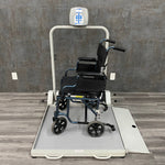 Wheelchair Scale shown with wheelchair for sale near me