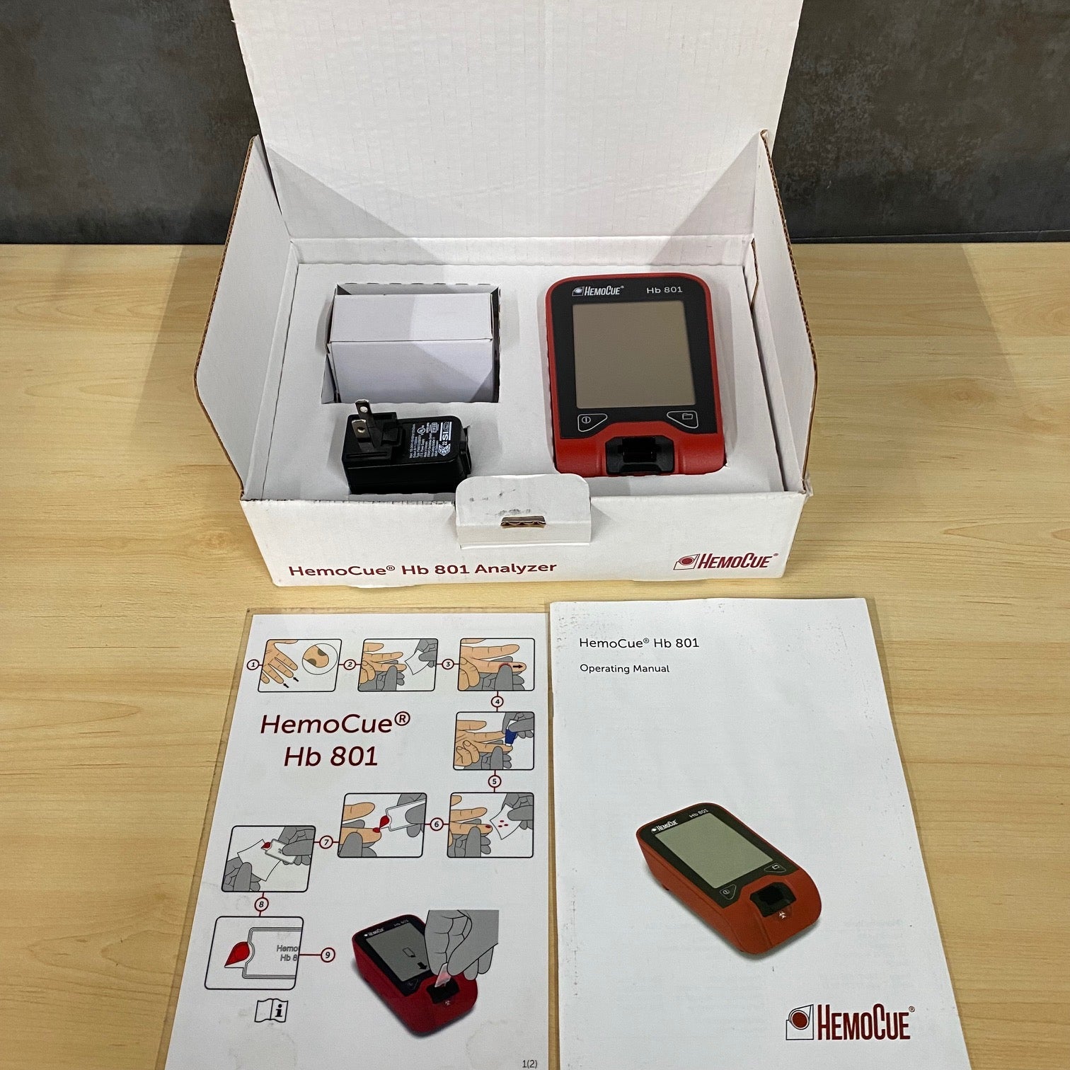 HemoCue HB 801 Blood Analyzer (New) - HemoCue -Angelus Medical