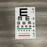 Illiterate E Plastic Eye Chart (New) - NMD -Angelus Medical