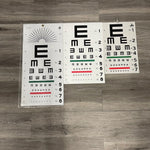 Illiterate E Plastic Eye Chart (New) - NMD -Angelus Medical