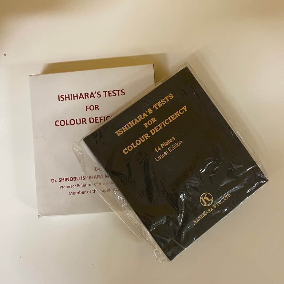 Color Testing Book Ishihara Color Testing Book