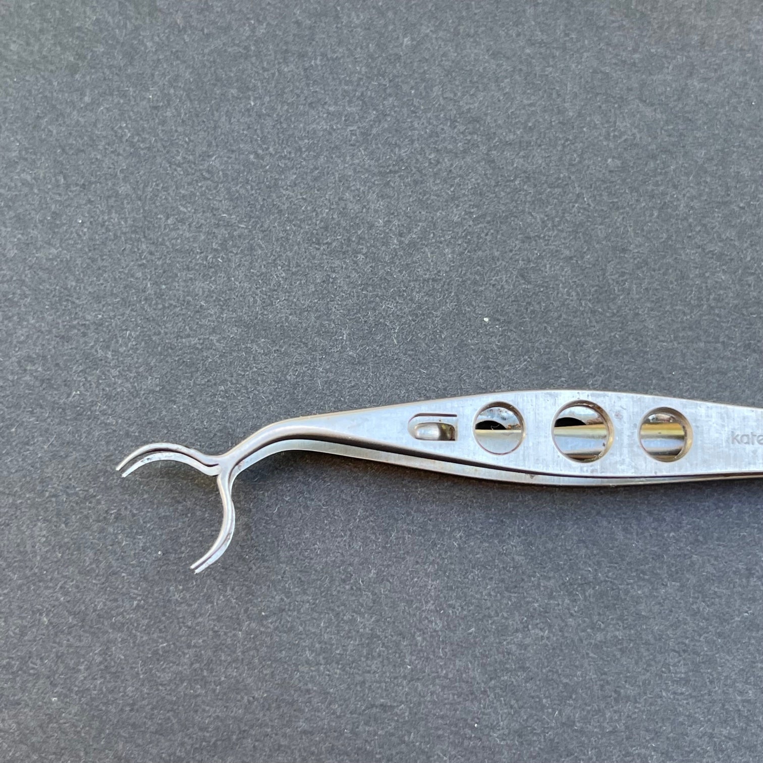 Katena corneal eye forceps (Used) - Katena -Angelus Medical