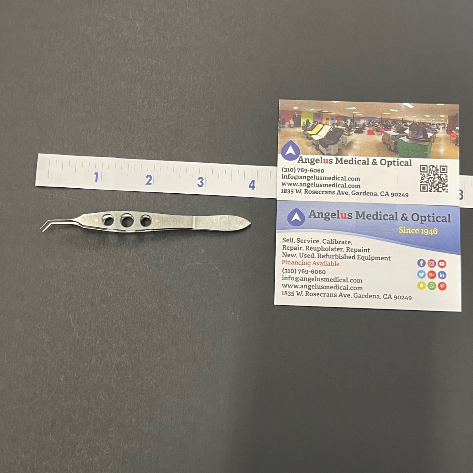 Katena k-5-5010 tying Forceps Angled (Used) - Katena -Angelus Medical