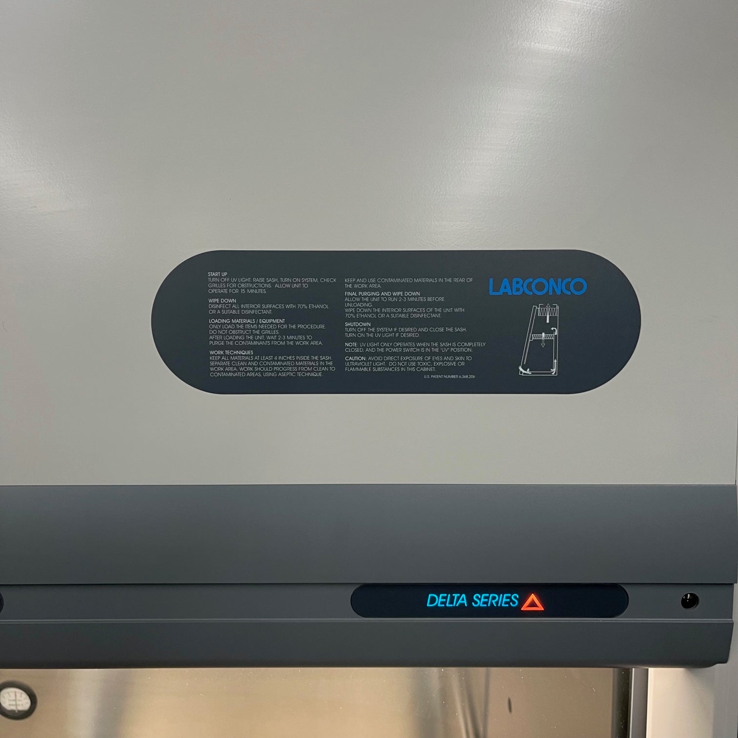 Labconco purifier Biosafety Cabinet (Used) - Lobconco -Angelus Medical