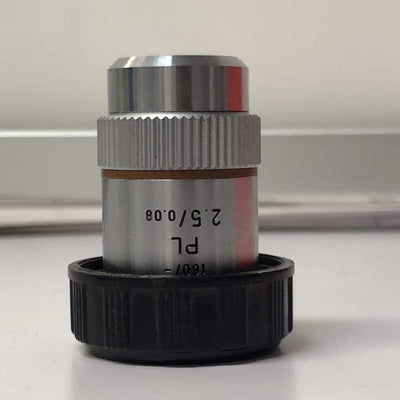Leitz wetzlar 160X / PL 2.5/ 0.08 Objective Lens (Used) - Leitz -Angelus Medical