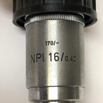 Leitz WETZLAR NPL 16/0.40 170/ Objective Lens (Used) - Leitz -Angelus Medical