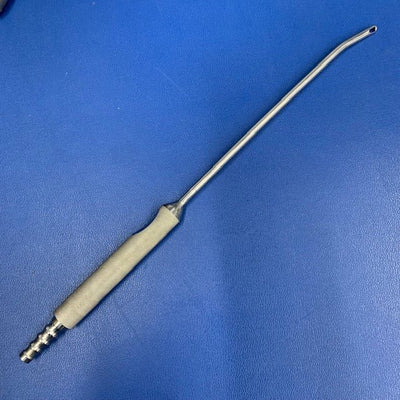 Liposuction Cannula 23 cm Length 6 mm Diameter 2 holes bent tip (Used) - NMD -Angelus Medical