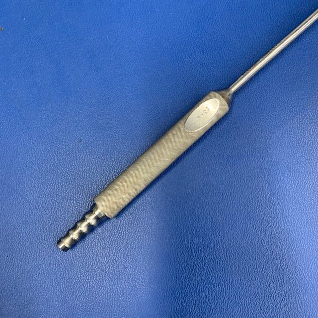 Liposuction Cannula 23 cm Length 6 mm Diameter 2 holes bent tip (Used) - NMD -Angelus Medical