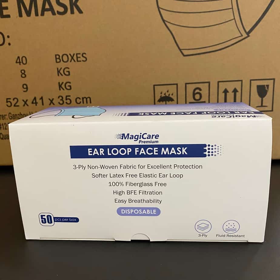 Medical Grade Surgical Masks - Box of 50 (New) - NMD -Angelus Medical
