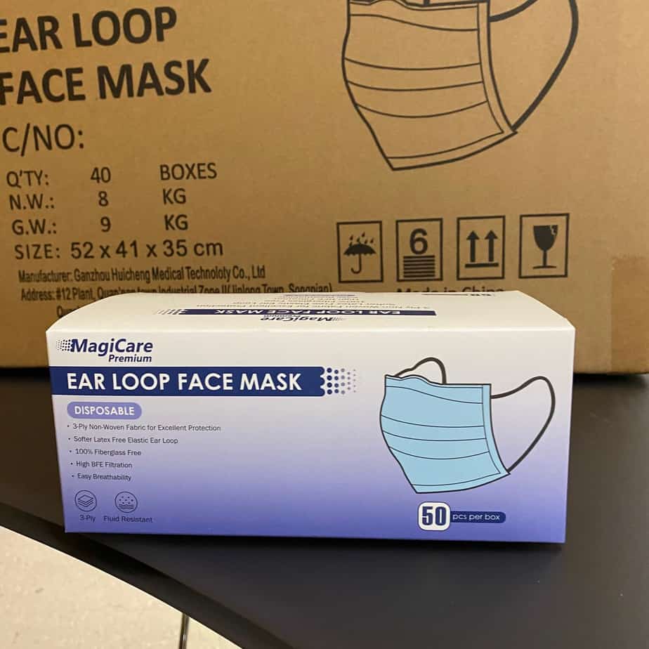 Medical Grade Surgical Masks - Box of 50 (New) - NMD -Angelus Medical