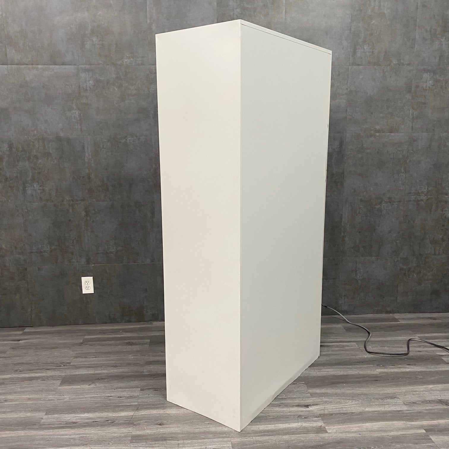 Medical Supply Cabinet with Glass Doors and lock - Continental Metal Products -Angelus Medical
