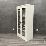 Medical Supply Cabinet with Glass Doors and lock - Continental Metal Products -Angelus Medical
