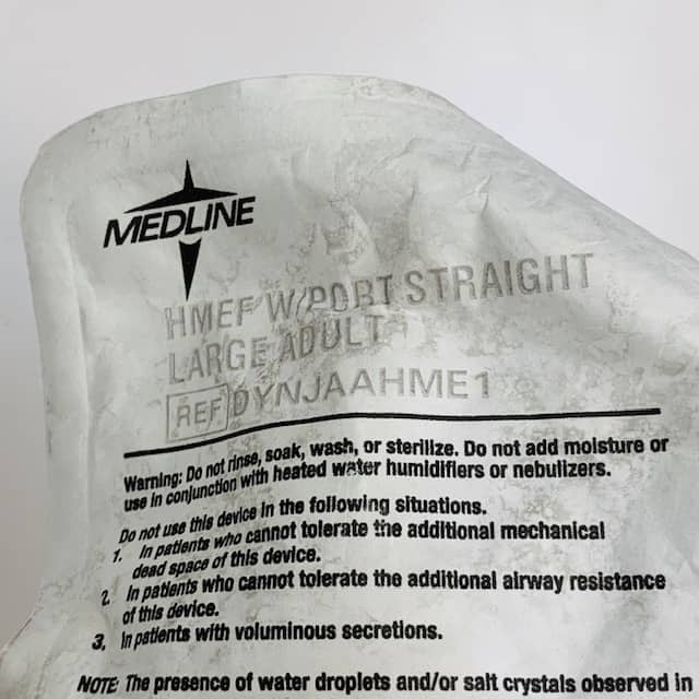 Medline HMEF W/PORT STRAIGHT - Medline -Angelus Medical