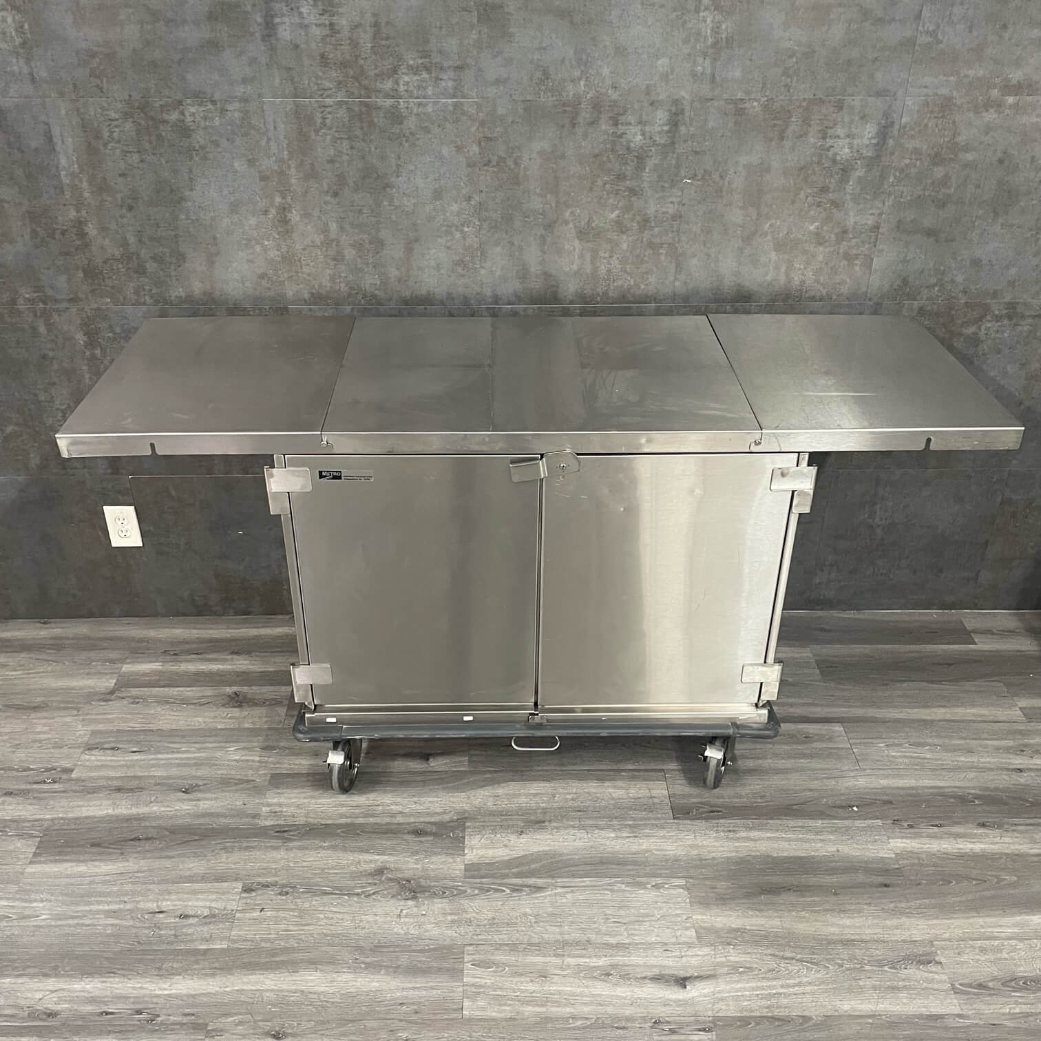 Metro Stainless Steel Surgical Case Cart - Metro -Angelus Medical