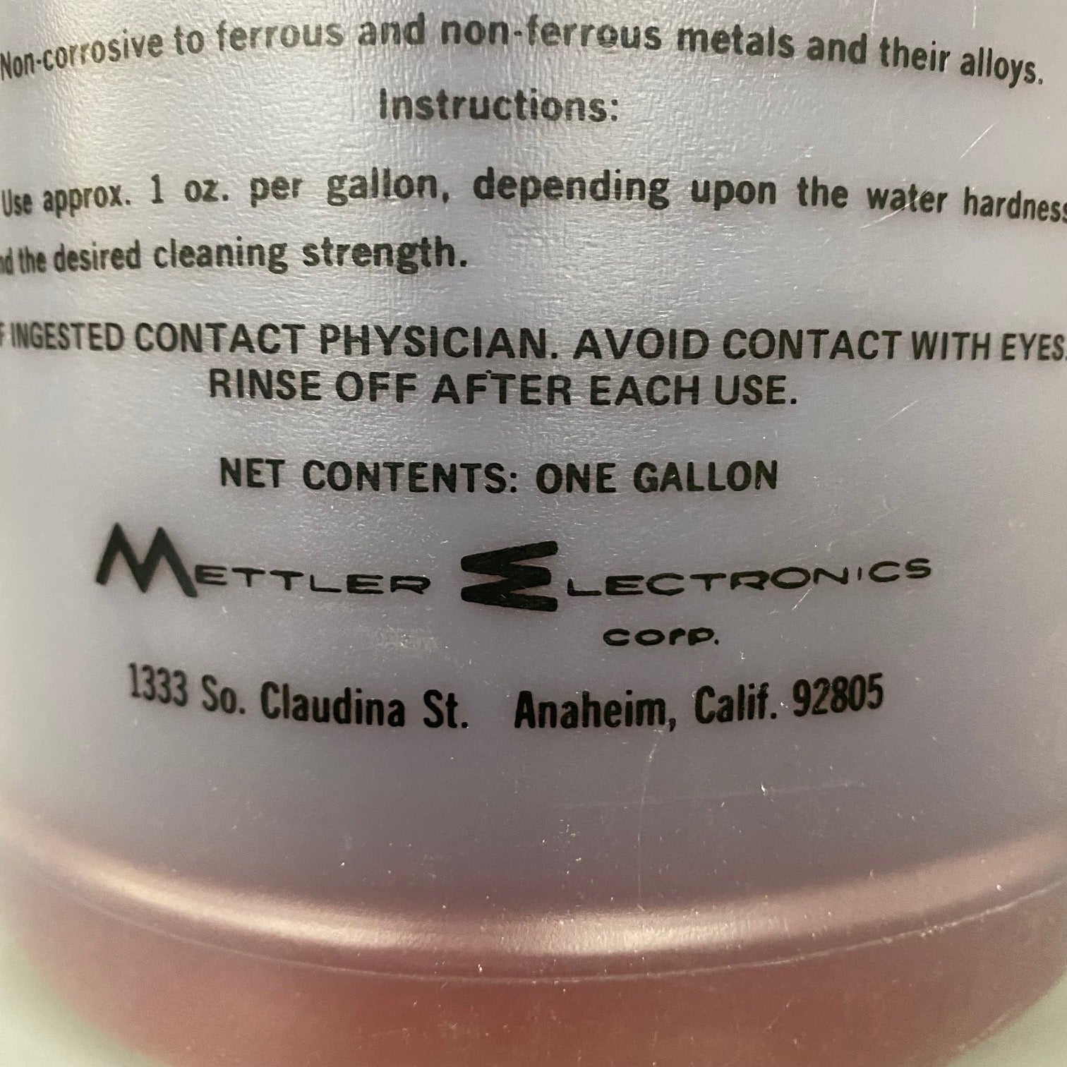 Mettler Cavi-Clean Liquid Detergent - 1G (New) - Mettler -Angelus Medical