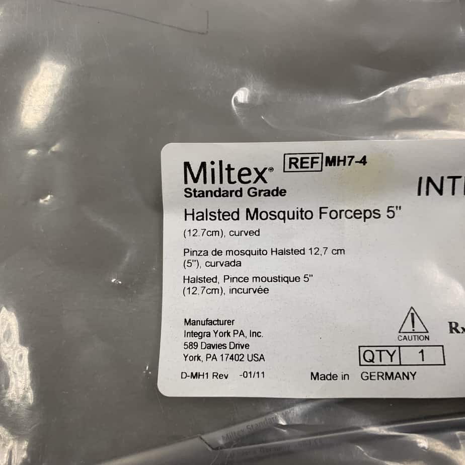 Miltex Halsted Mosquito Forceps 5”(New) - Miltex -Angelus Medical
