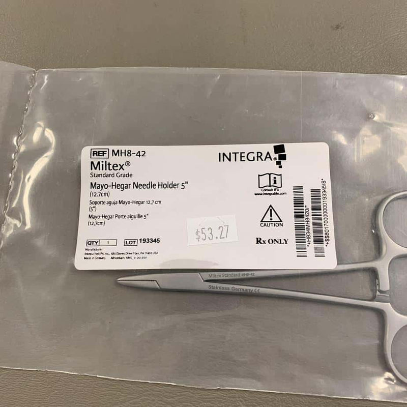 Miltex MH8-42 Needle Holder (New) - Miltex -Angelus Medical