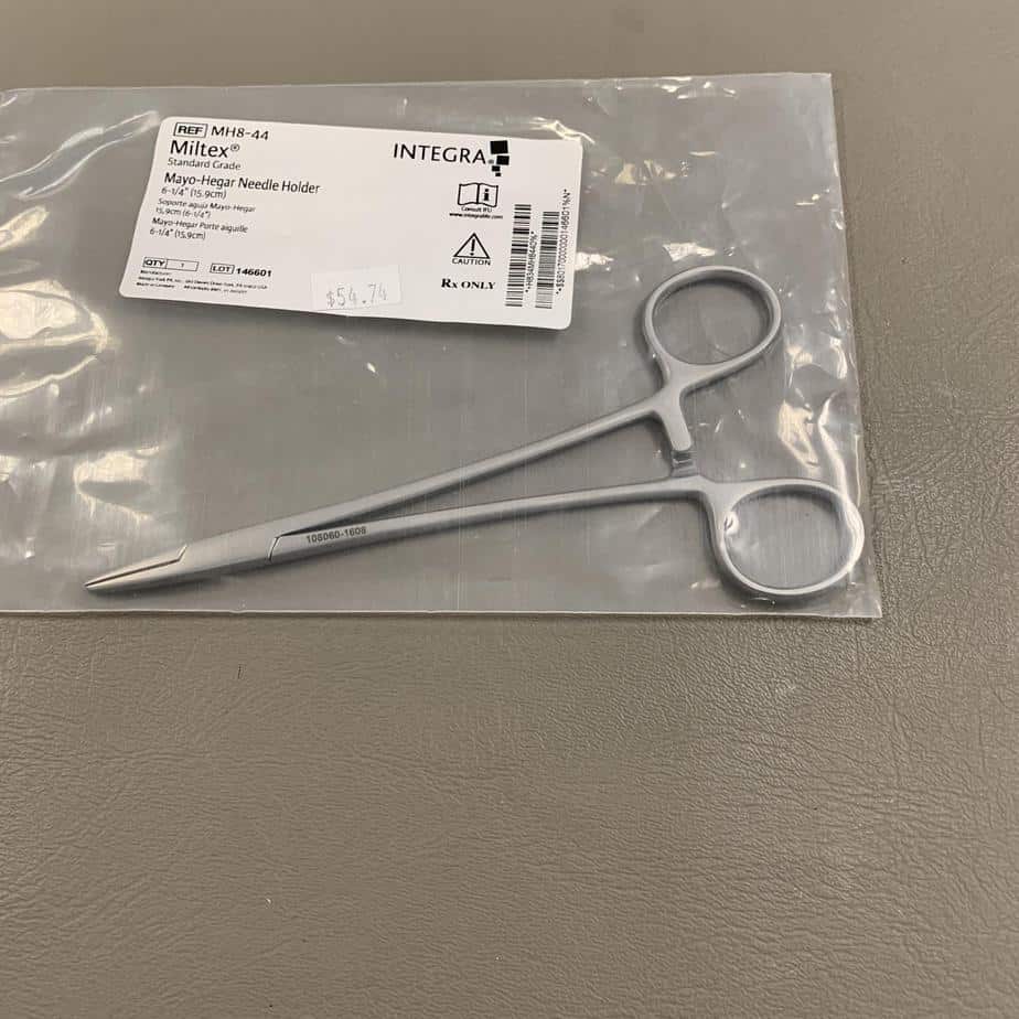 Miltex MH8-44 MeisterHand Mayo-Hegar Needle Holde (New) - Miltex -Angelus Medical