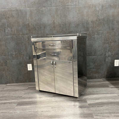 Mobile Stainless Steel Medical Cabinet - Continental Metal Products -Angelus Medical