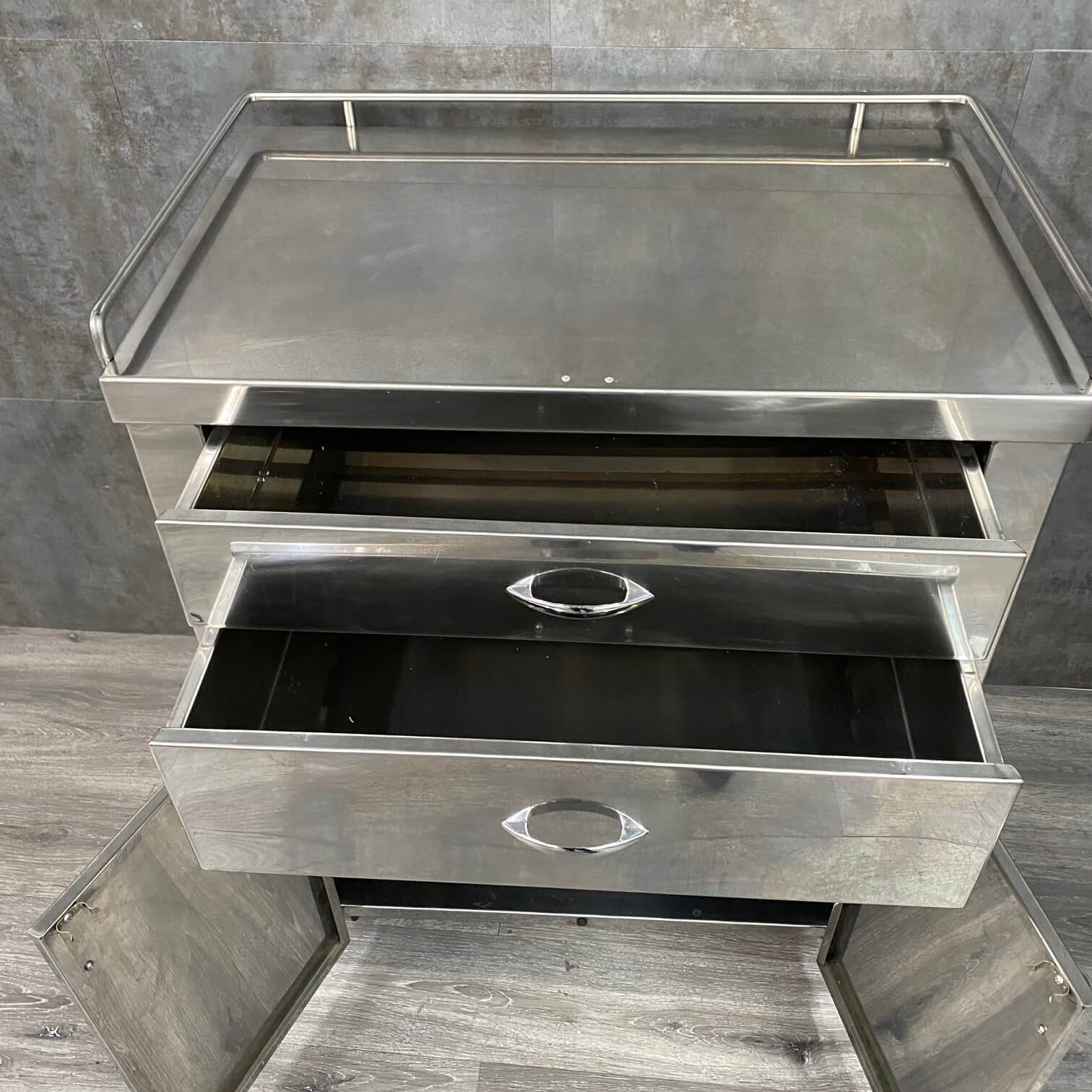 Mobile Stainless Steel Medical Cabinet - Continental Metal Products -Angelus Medical