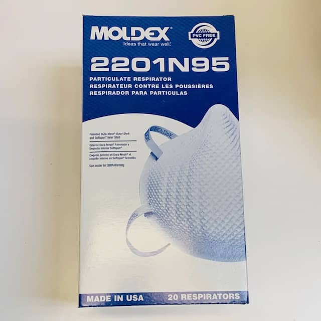 Moldex 2201 N95 Mask- each (New) - Moldex -Angelus Medical