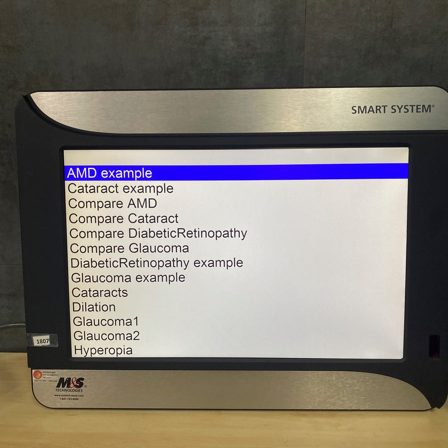 M&S Smart 2020 All in One Visual Acuity System (Used) - S&M Technologies -Angelus Medical