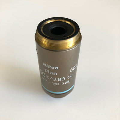 Nikon 50x plan oil objective lens - Nikon -Angelus Medical