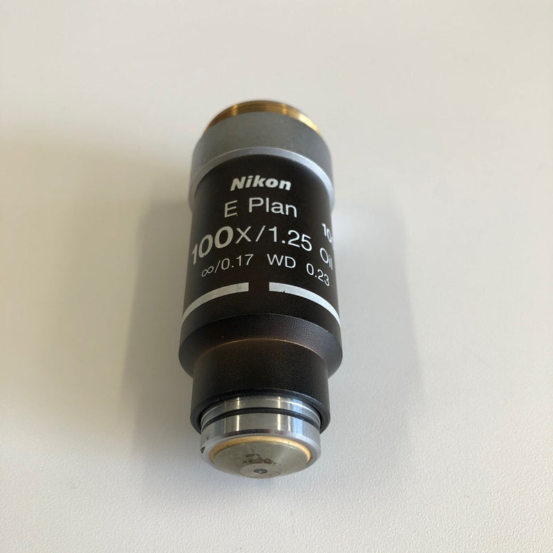 Nikon E Plan 100x/1.25 oil WD 0.23 lens - Nikon -Angelus Medical