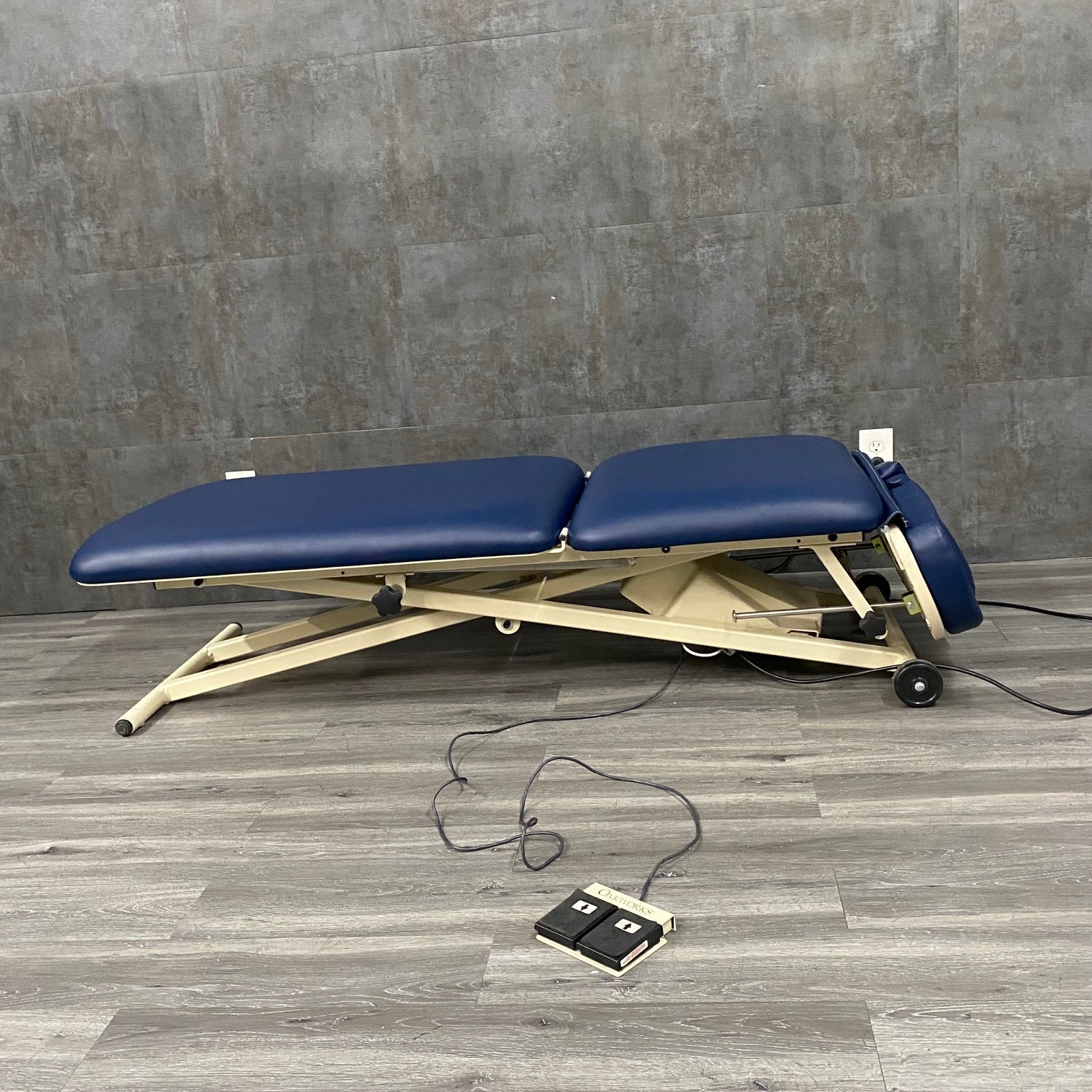 Oak Works 3 Section Power Treatment Table - Oak Works -Angelus Medical