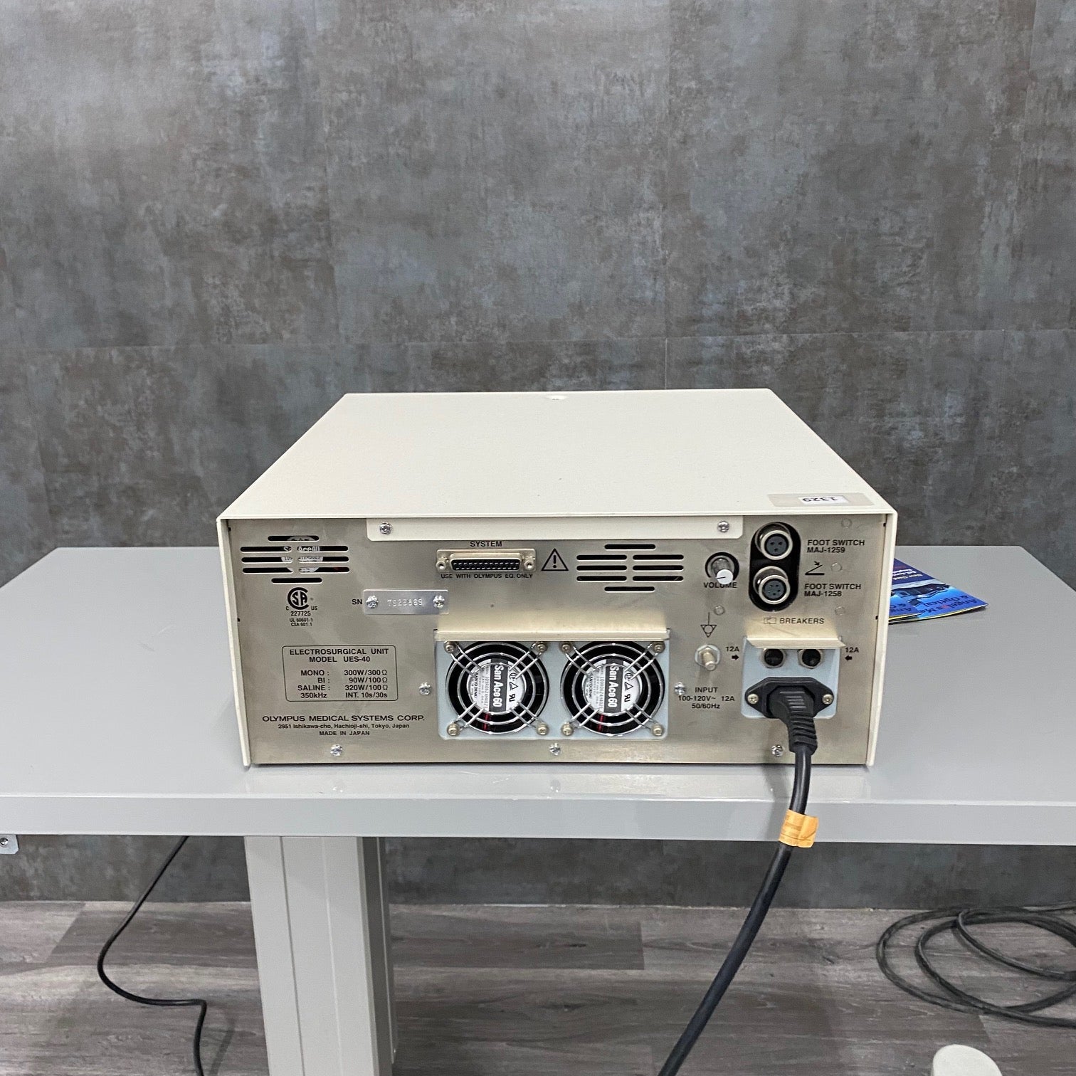 Olympus UES-40 Surgmaster ESU - Olympus -Angelus Medical