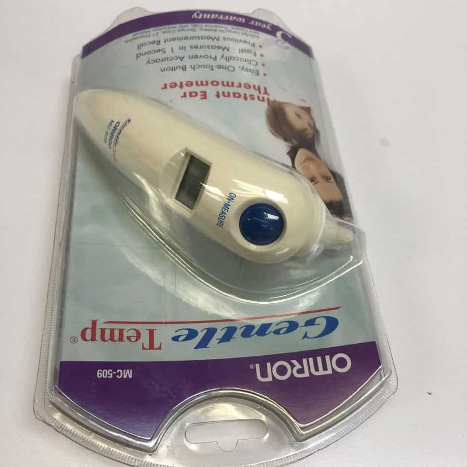Omron Gentle temp MC-505 ear thermometer,(New) - Omron -Angelus Medical