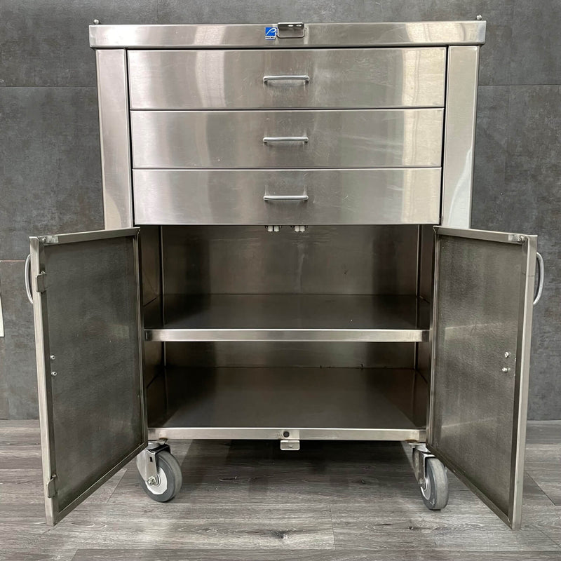 Pedigo Rack Pedigo SS Anesthesia Cabinet