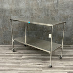 Pedigo Stainless Steel Instrument Table 48 x 20 x34 (Used) - Pedigo -Angelus Medical
