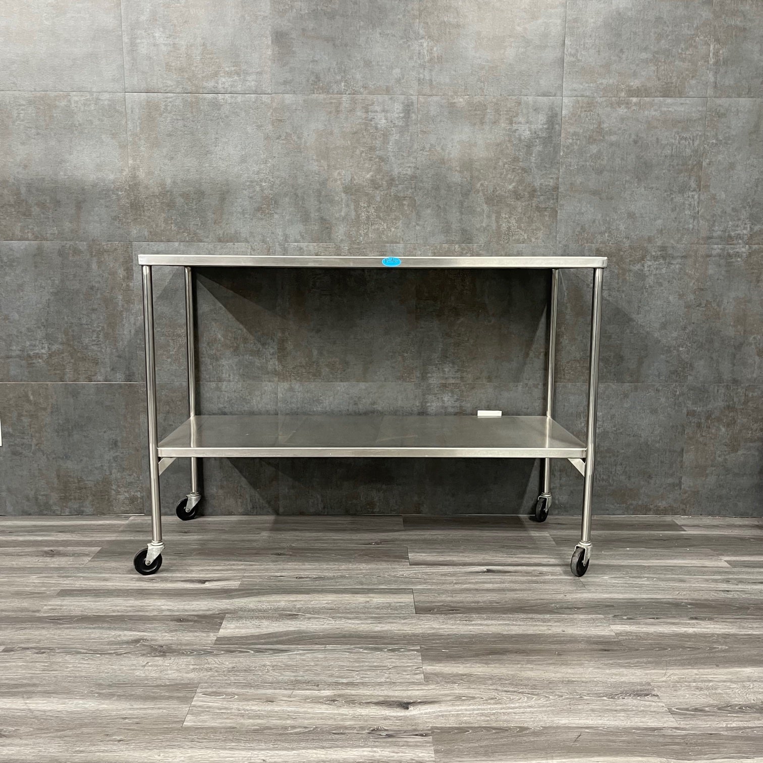 Pedigo Stainless Steel Instrument Table 48 x 20 x34 (Used) - Pedigo -Angelus Medical