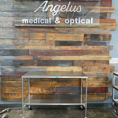 Pedigo Stainless Steel Instrument Table 48 x 20 x34 (Used) - Pedigo -Angelus Medical