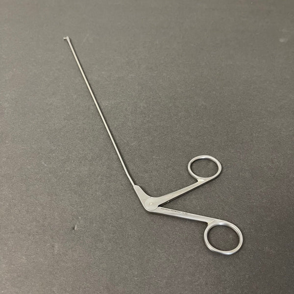 Pilling 50-6460 laryngeal cup forceps left angled (Used)
