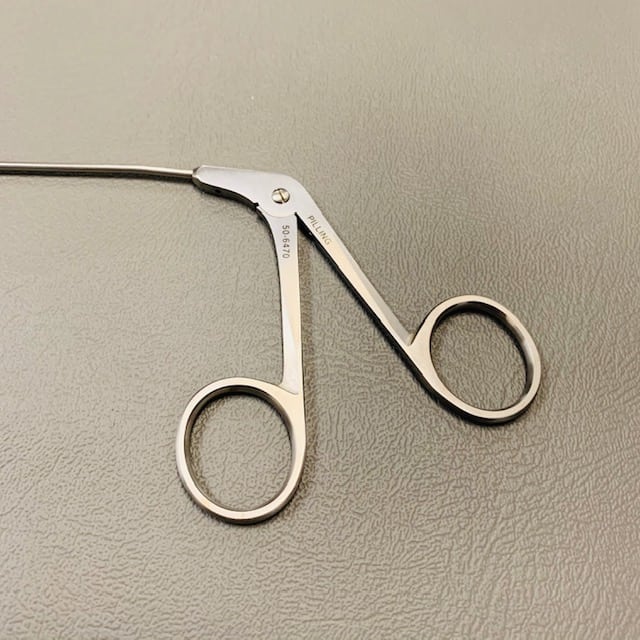 Pilling 50-6470 ENT Left Curved Grasping Forceps (New) - Pilling -Angelus Medical