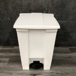 Plastic Medical Trash Can with Lid (Used) - NMD -Angelus Medical