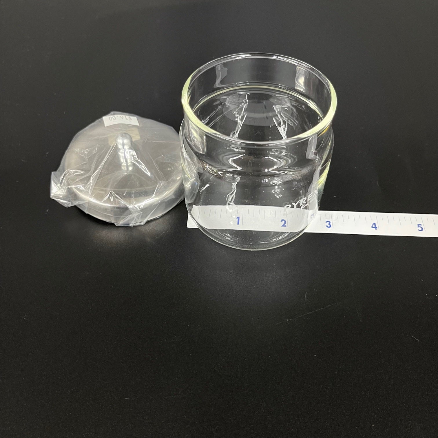 Pyrex low weight jar with lid (Set of 3) (New) - NMD -Angelus Medical