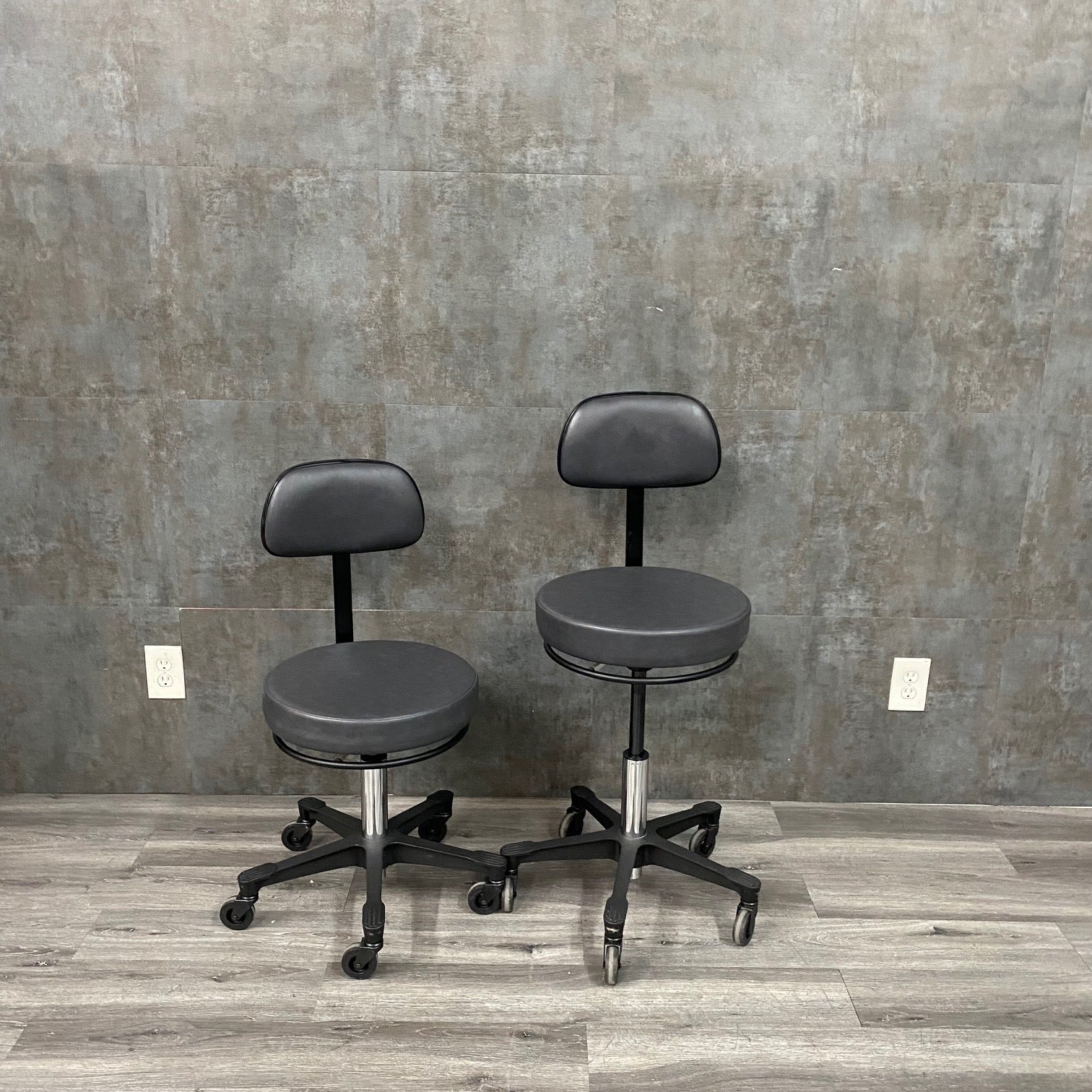 Reliance 5346 Stool with Back Rest - Reliance -Angelus Medical