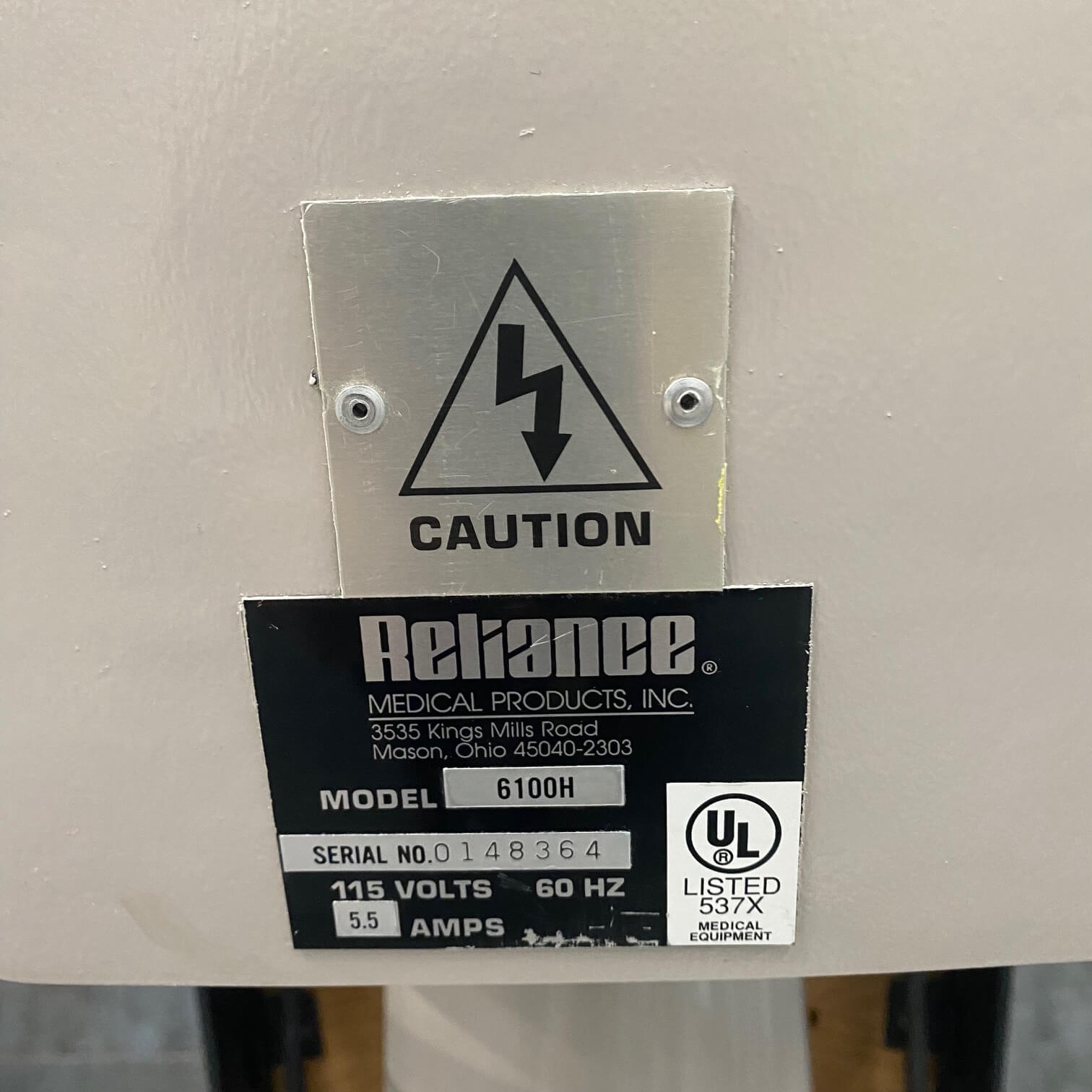 Reliance 6100 Exam Chair - Reliance -Angelus Medical