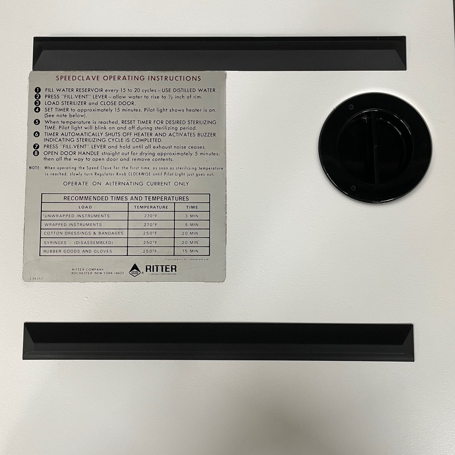 Ritter M7 speed Clave sterilizer - Midmark Ritter -Angelus Medical