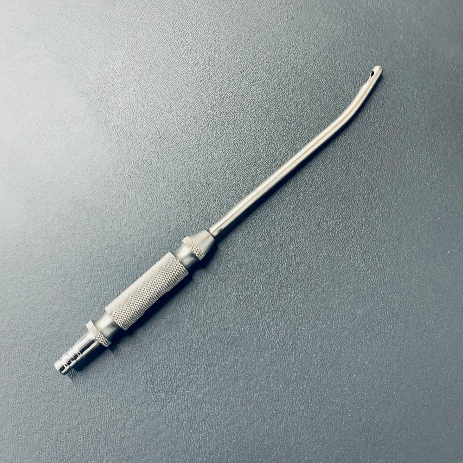 Robbins Liposuction Cannula 18 x 8 Bent One Hole Tip - NMD -Angelus Medical